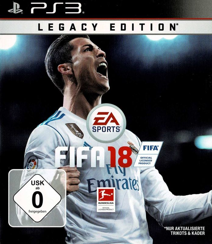 FIFA 18 Legacy Edition box art for Xbox 360